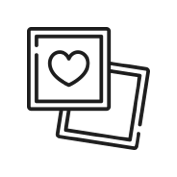 Icon representing finding inspiration for your kitchen or bathroom remodel